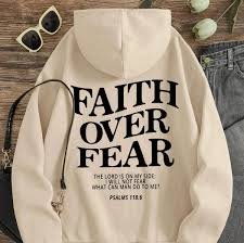 Premium Faith Over Fear Hoodie